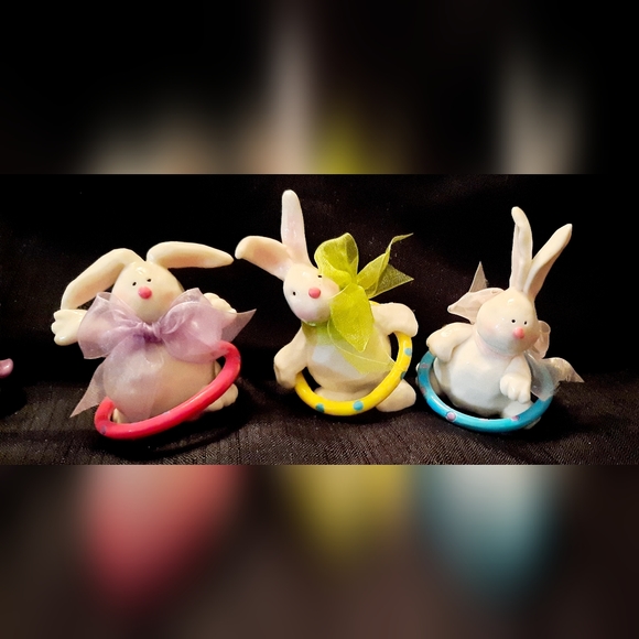 Easter bunny figurine lot - Picture 8 of 8